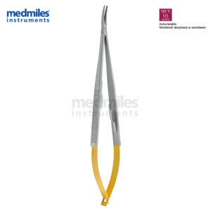 Igłotrzymacz Castroviejo 18cm zagięte TC