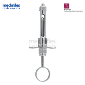 Strzykawka karpula z aspiracją łamana